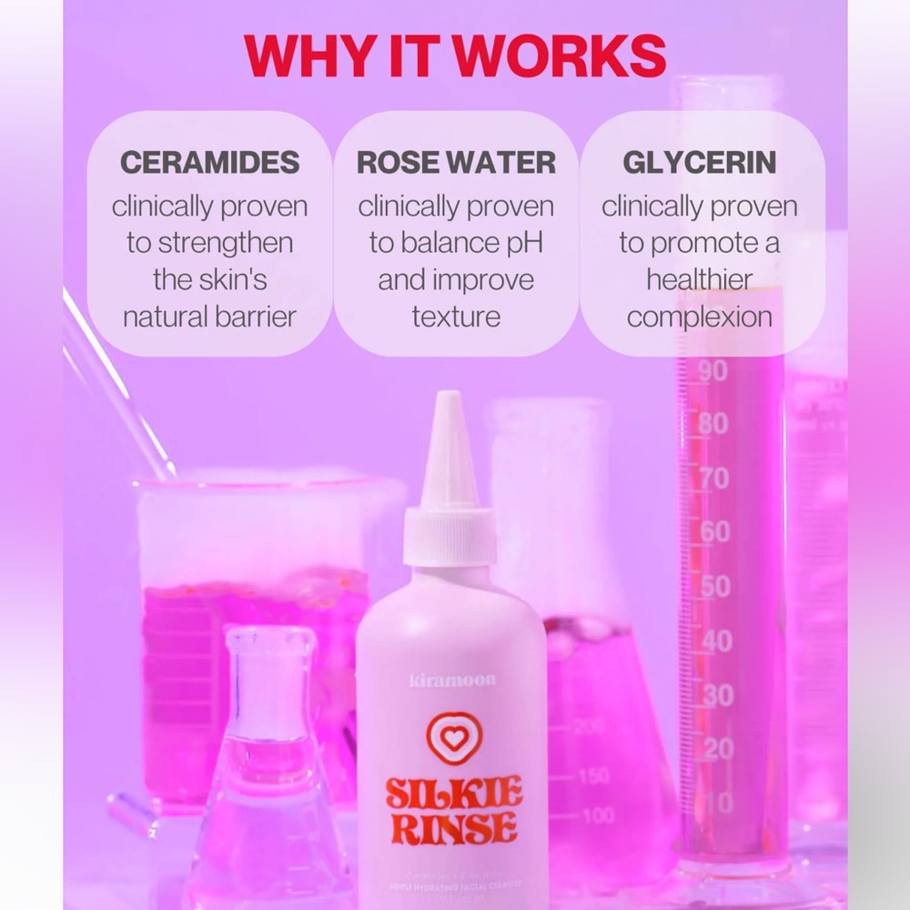 🌸 KIRAMOON Silkie Rinse Gentle Hydrating Facial Cleanser - Picture 8 of 10